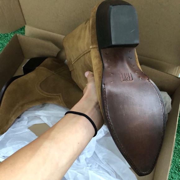 FRYE Sacha tall leather suede boots size 9 - Picture 8 of 8